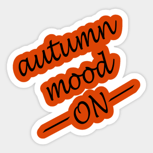 Autumn mood on Sticker